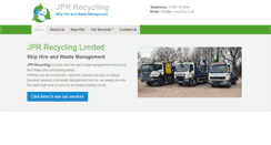 Desktop Screenshot of jpr-recycling.co.uk