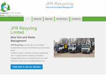 Tablet Screenshot of jpr-recycling.co.uk